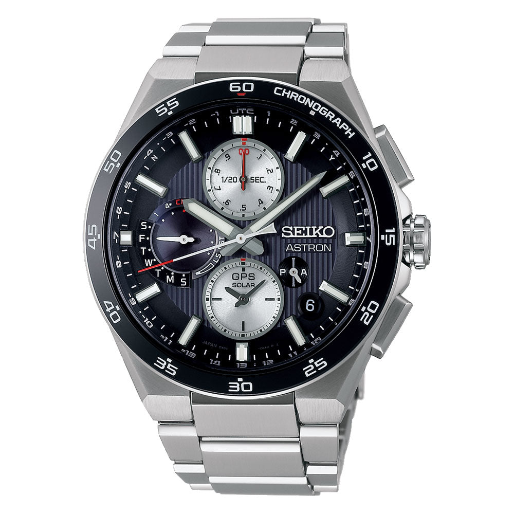 Seiko Astron GPS Solar Dual-Time Chronograph SSH151 – E.D.