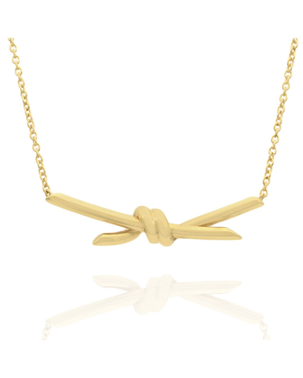 Tiffany & Co. Knot Pendant Chain Necklace – E.D. Marshall Jewelers™