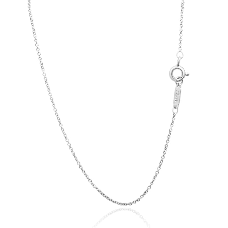 Tiffany & Co. Sterling Silver 1837 Open Circle Necklace