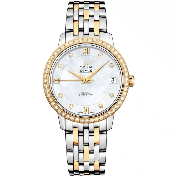 Omega De Ville Prestige 32.7MM Stainless Steel Yellow Gold 424.25.33.20.55.001