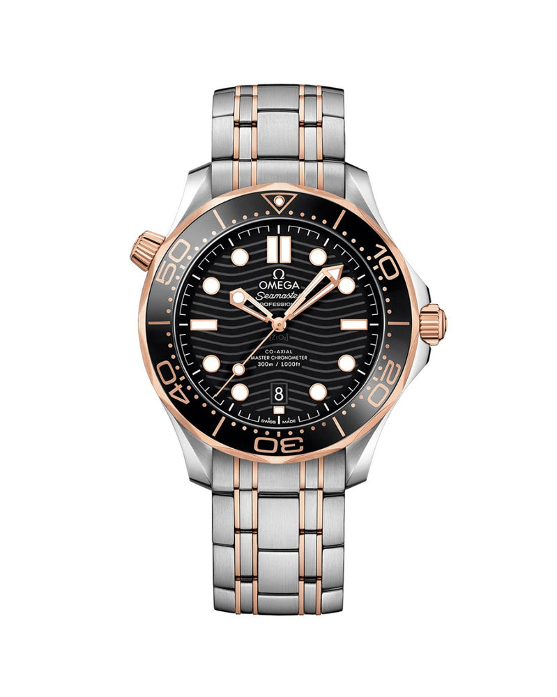 Omega Seamaster Diver 300M 42MM Stainless Steel Rose Gold 210.20.42.20.01.001