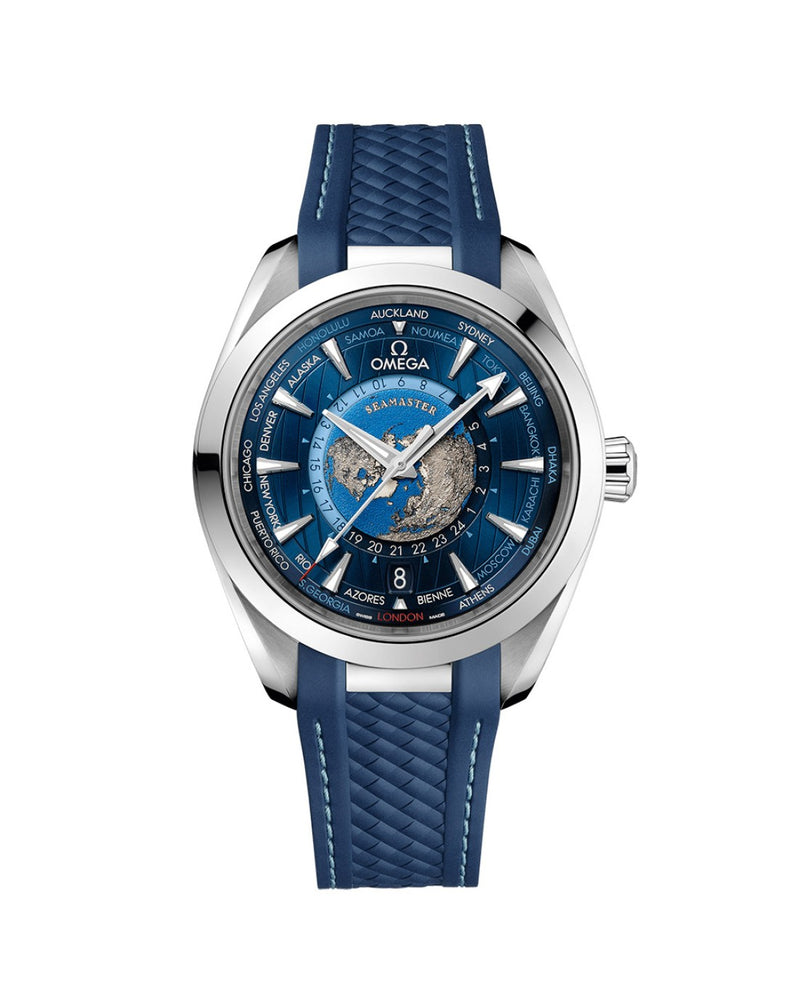 Omega Seamaster Aqua Terra 150M GMT Worldtimer 43MM 220.12.43.22.03.001