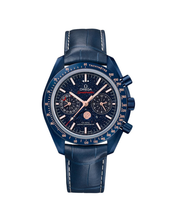 Omega Speed master Moonphase Blue Side Of The Moon 44.25MM Ceramic 304.93.44.52.03.002