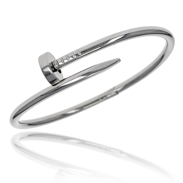 Cartier 18K White Gold Juste Un Clou Bracelet