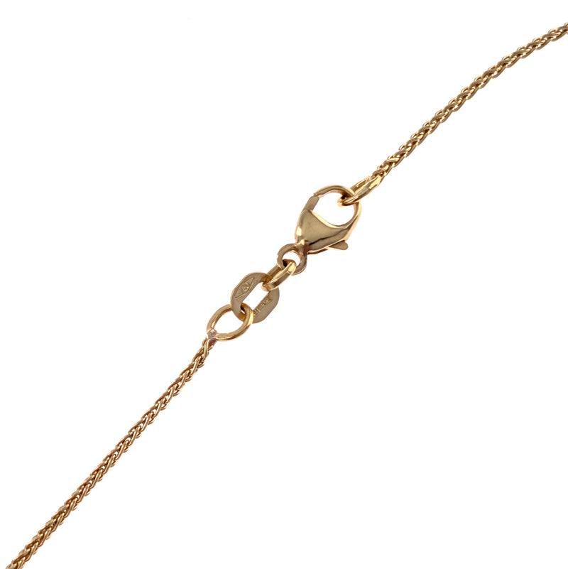 Tahitian Pearl Drop Necklace in Yellow Gold