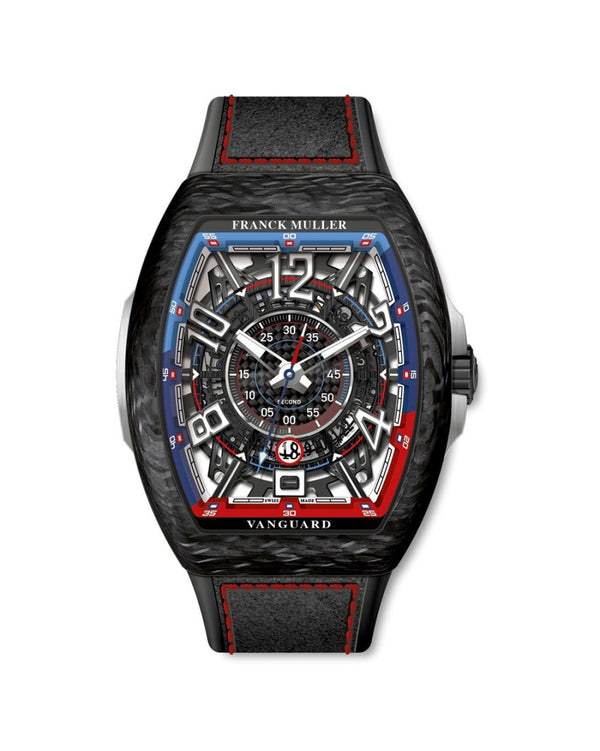 Franck Muller Vanguard Bill Auberlen Skeleton Carbon V45SCSQTRCGBACBAC