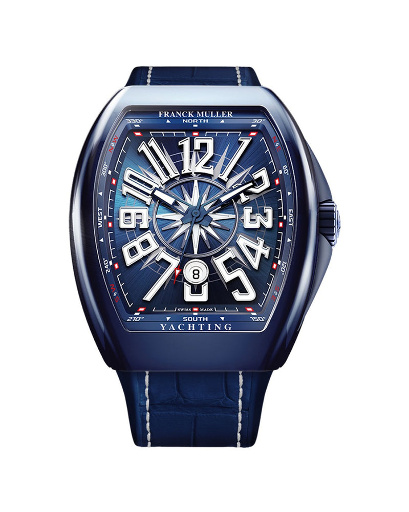 Franck Muller Vanguard Yachting 45MM Ceramic V45SCYACHCRBLMCBLW