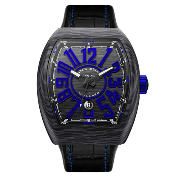 Franck Muller Vanguard 44MM Forged Carbon Automatic V45SCCBNRCARBBL