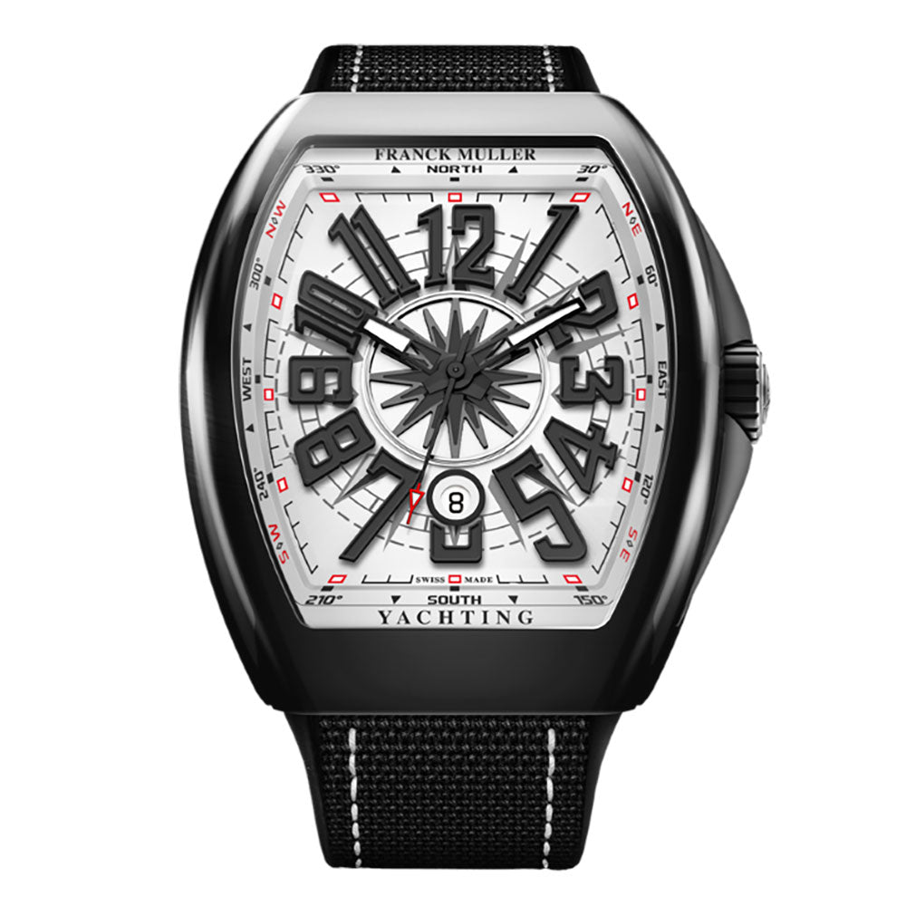 Franck Muller Vanguard Yachting Microblasted Ceramic V45SCYACHTCRNRMCWB