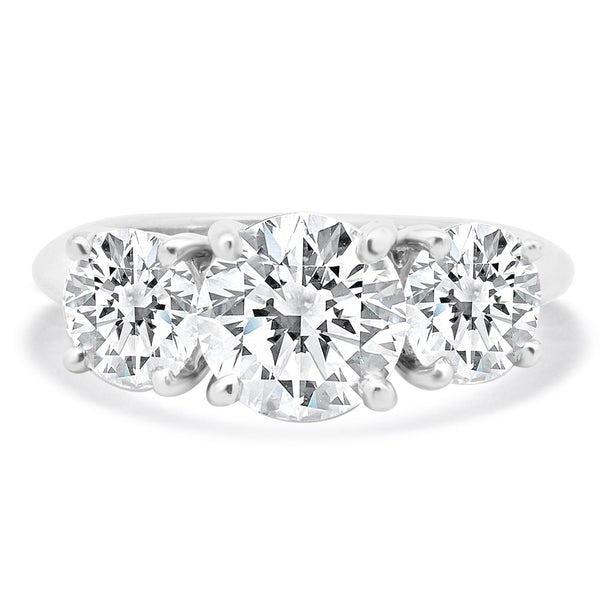 Tiffany & Co. Platinum Three Diamond Engagement Ring