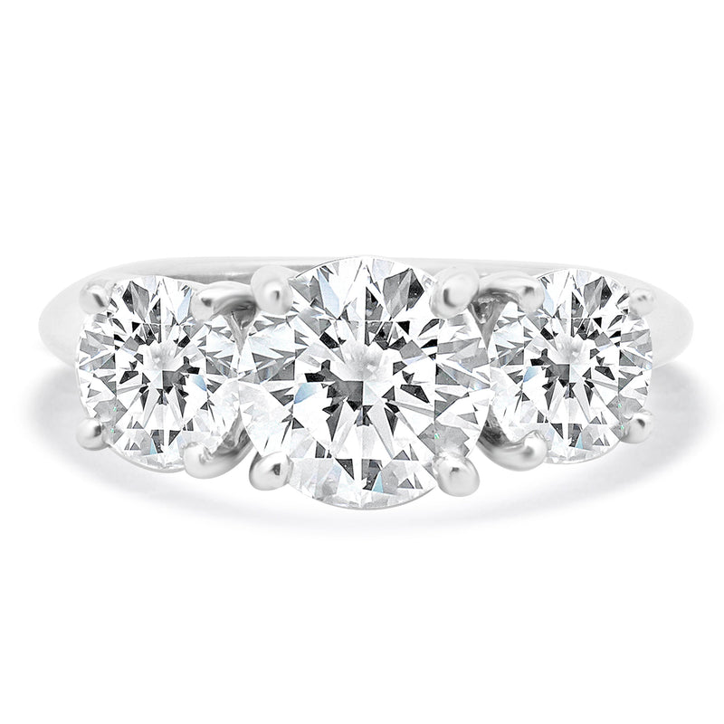 Tiffany & Co. Platinum Three Diamond Engagement Ring