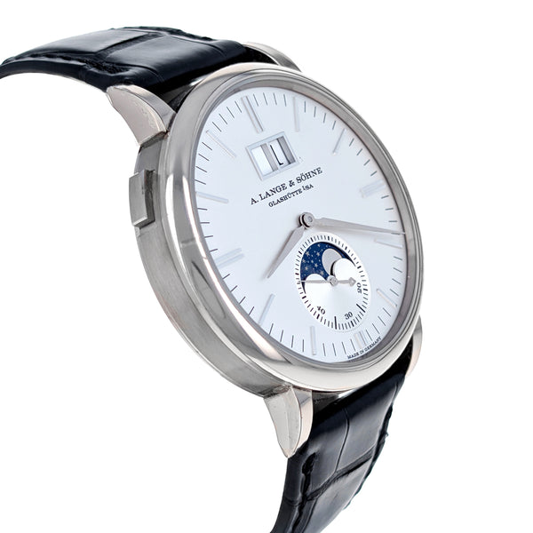 A. Lange & Söhne Saxonia Moon Phase 40mm White Gold 384.026