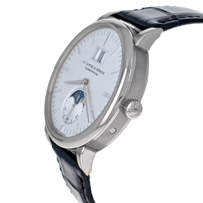 A. Lange & Söhne Saxonia Moon Phase 40mm White Gold 384.026