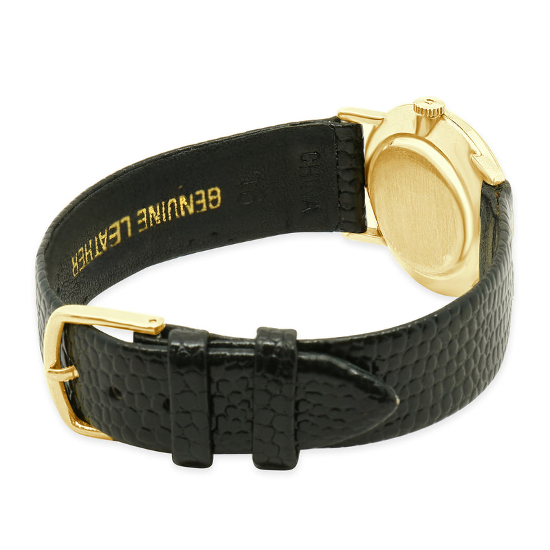 Universal Geneve 14 Karat Yellow Gold Coin Dial Watch