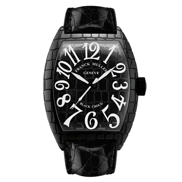 Franck Muller Cintree Curvex 40mm Black Croco 8880 SC BLK CRO