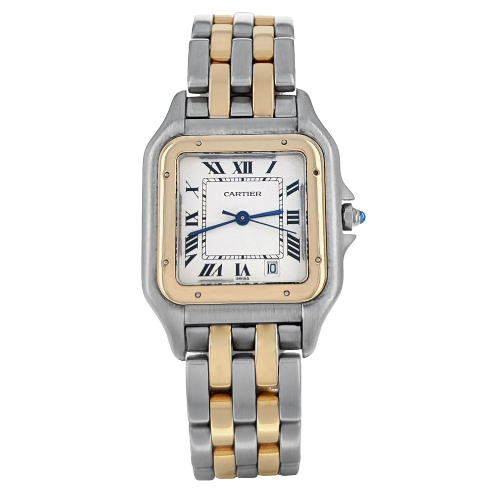 Cartier Panthere Stainless Steel Yellow Gold Medium 1100