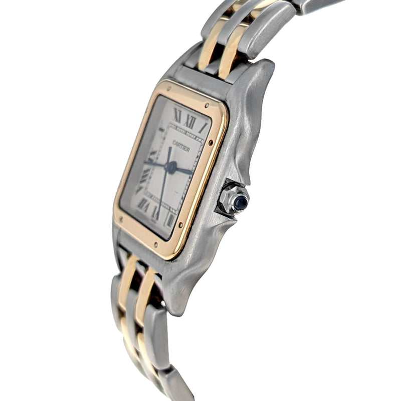 Cartier Panthere Stainless Steel Yellow Gold Medium 1100