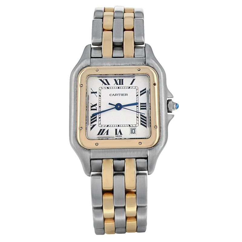 Cartier Panthere Stainless Steel Yellow Gold Medium 1100