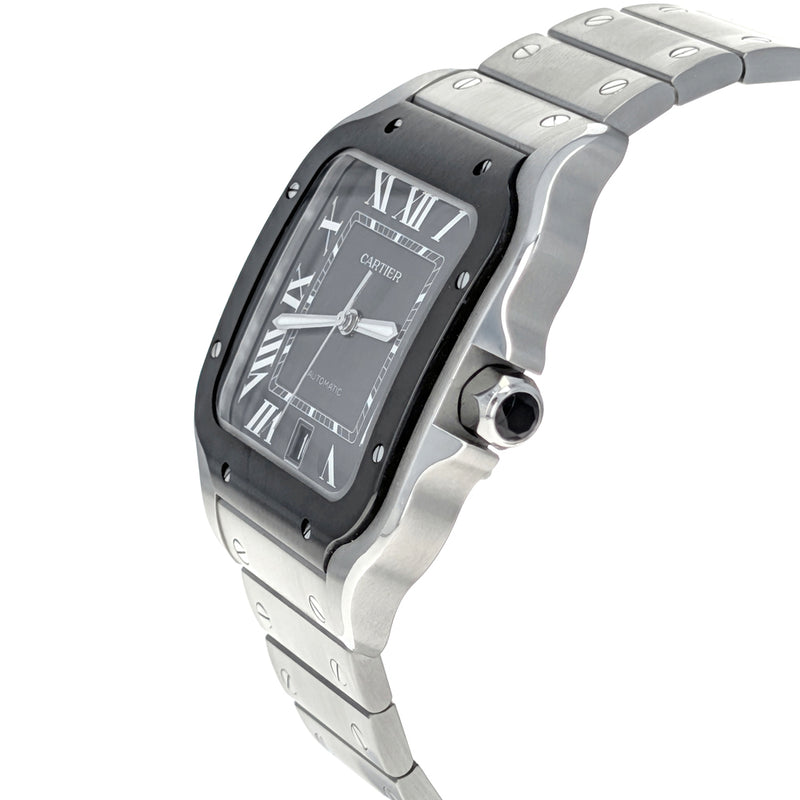 Cartier Santos De Cartier Stainless Steel ADLC Large Model WSSA0037
