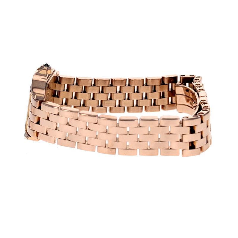 Cartier Santos Demoiselle 20mm Rose Gold Diamonds WF9011Z8