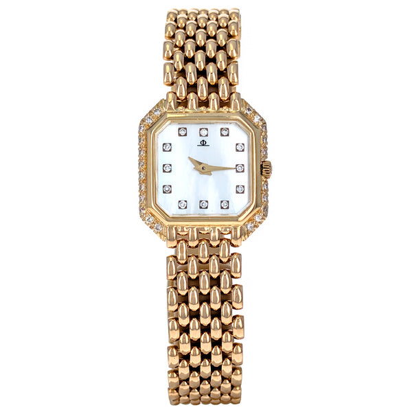 Baume & Mercier 20mm Yellow Gold Diamonds 18259