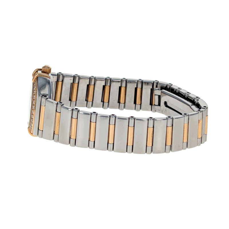 Omega Constellation 23MM Stainless Steel Yellow Gold Diamonds 895.1243
