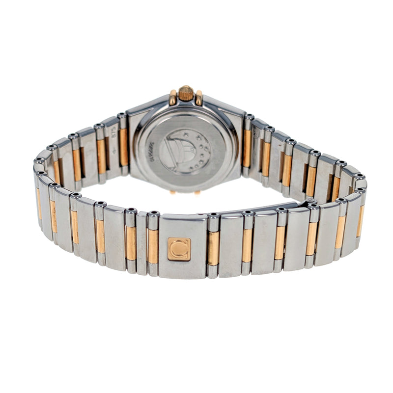 Omega Constellation 23MM Stainless Steel Yellow Gold Diamonds 895.1243