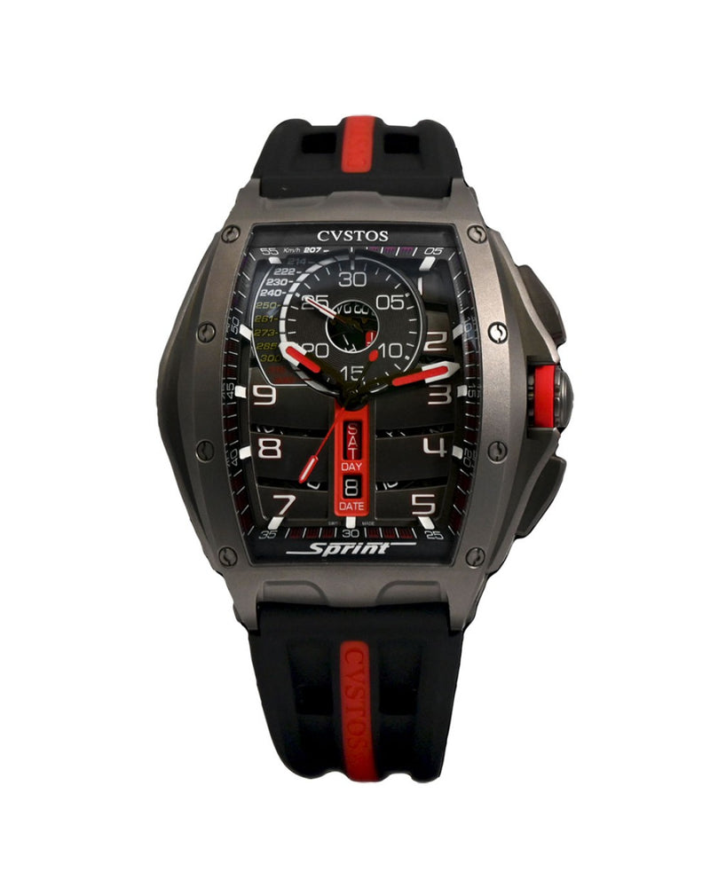 Cvstos Chrono Sprint Titanium / Red Limited Edition B00107.4112001