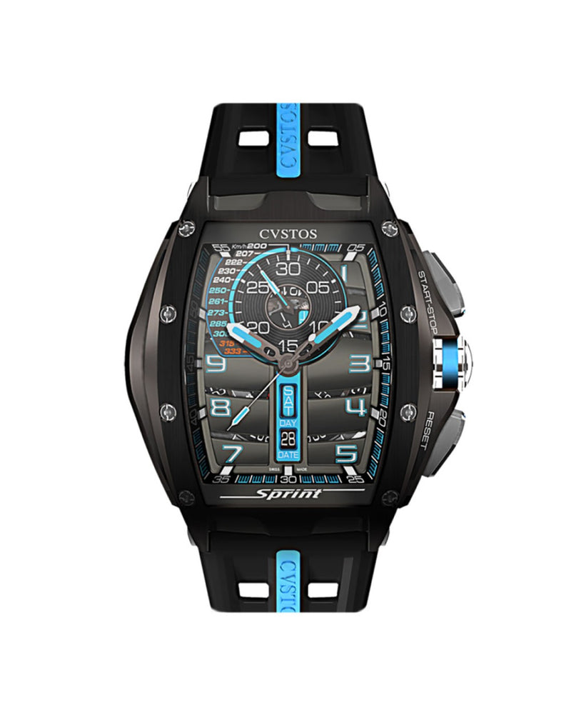 Cvstos Chrono Sprint Titanium / Blue Limited Edition B00107.4112002