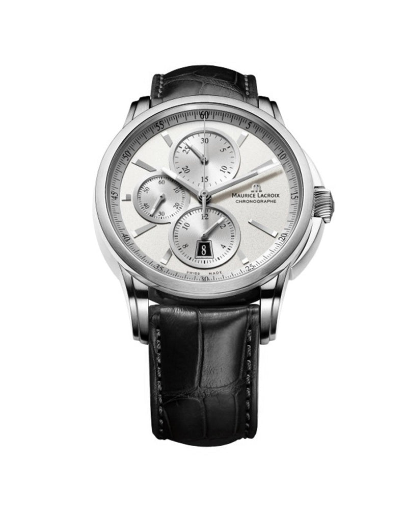 Maurice Lacroix Pontos Chronograph Silver Dial PT6188-SS001-130