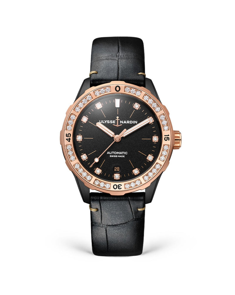 Ulysse Nardin Lady Diver 8165-182B/BLACK