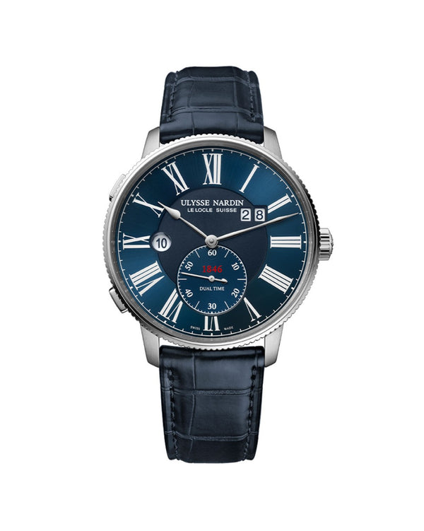 Ulysse Nardin Marine Torpilleur Dual Time 44mm 3343-320-3A/1A