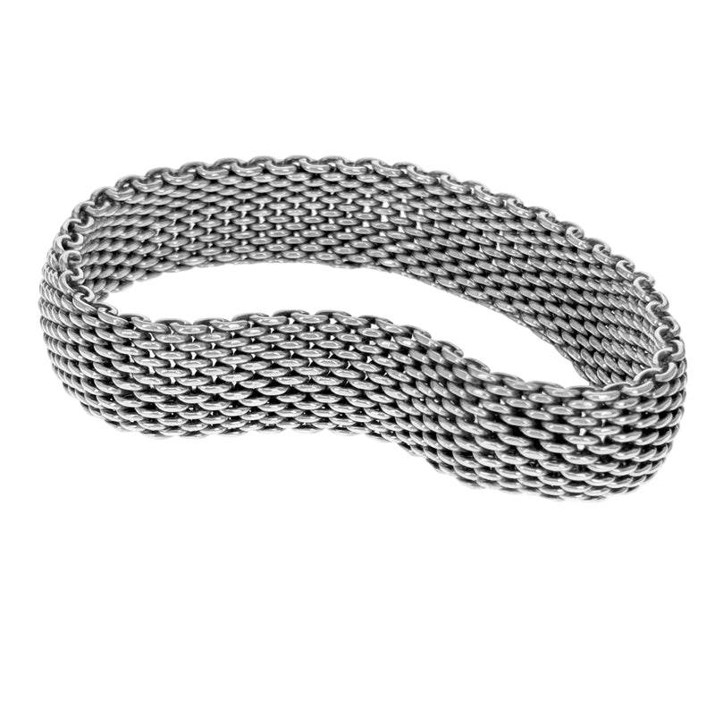 Tiffany & Co. Somerset Mesh Bracelet in Sterling Silver