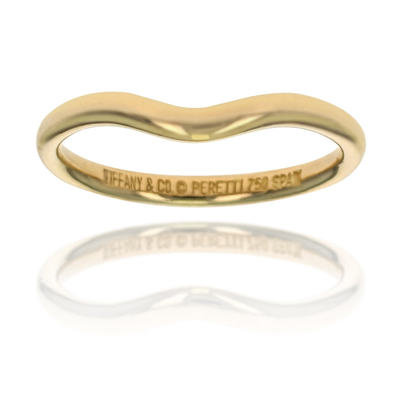 Tiffany & Co. Elsa Peretti 18K Yellow Wedding Band