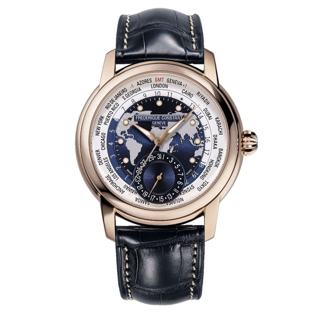 Frederique constant classic worldtimer best sale