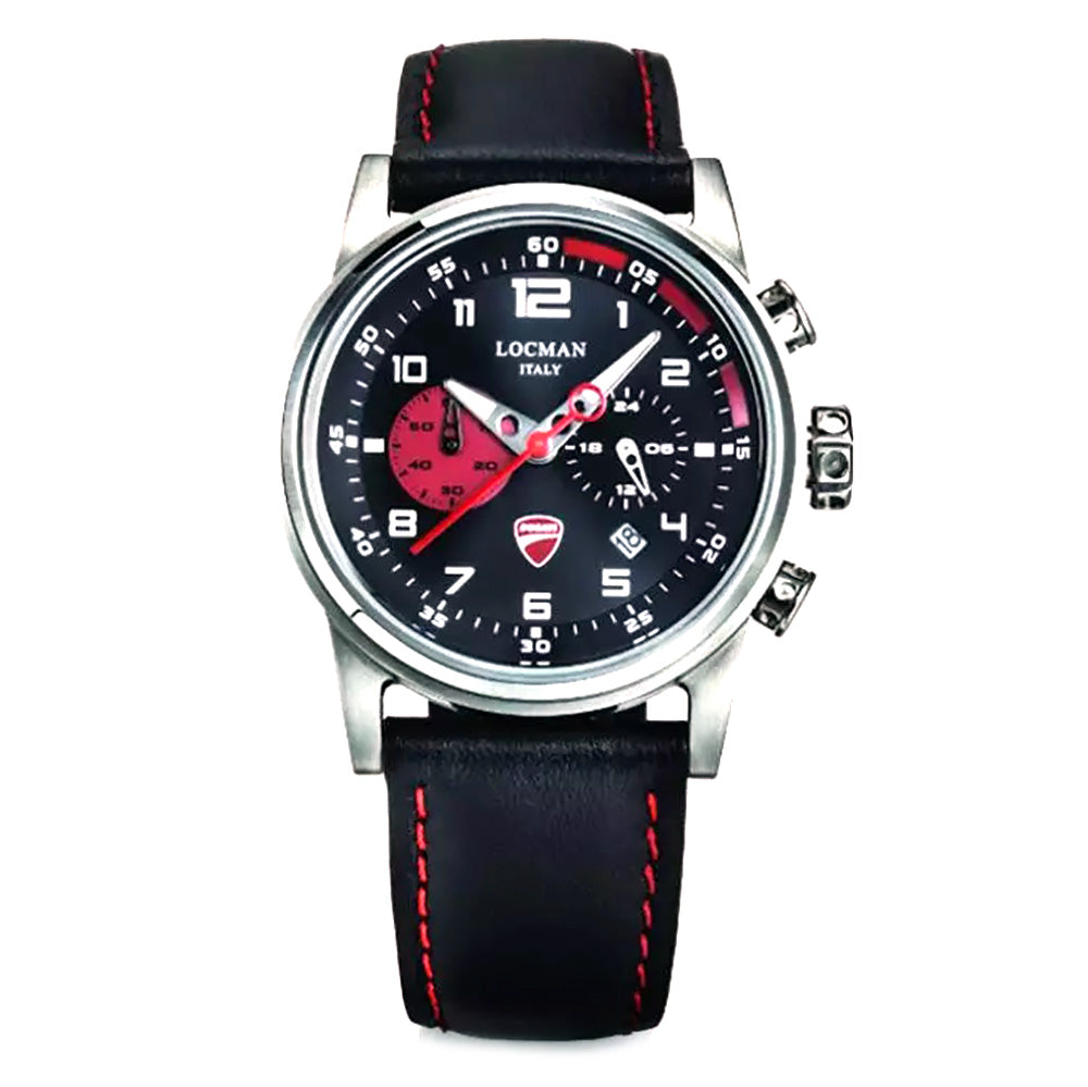 Locman Ducati Chronograph 42mm D105A01S-00BKRPKR