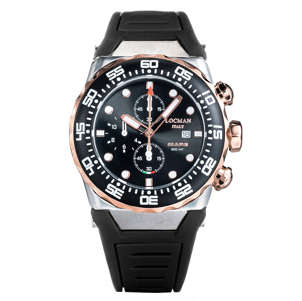 Locman Mare 300 MT Chrono Quartz 44mm 0560M01R-0RBKRGSK2