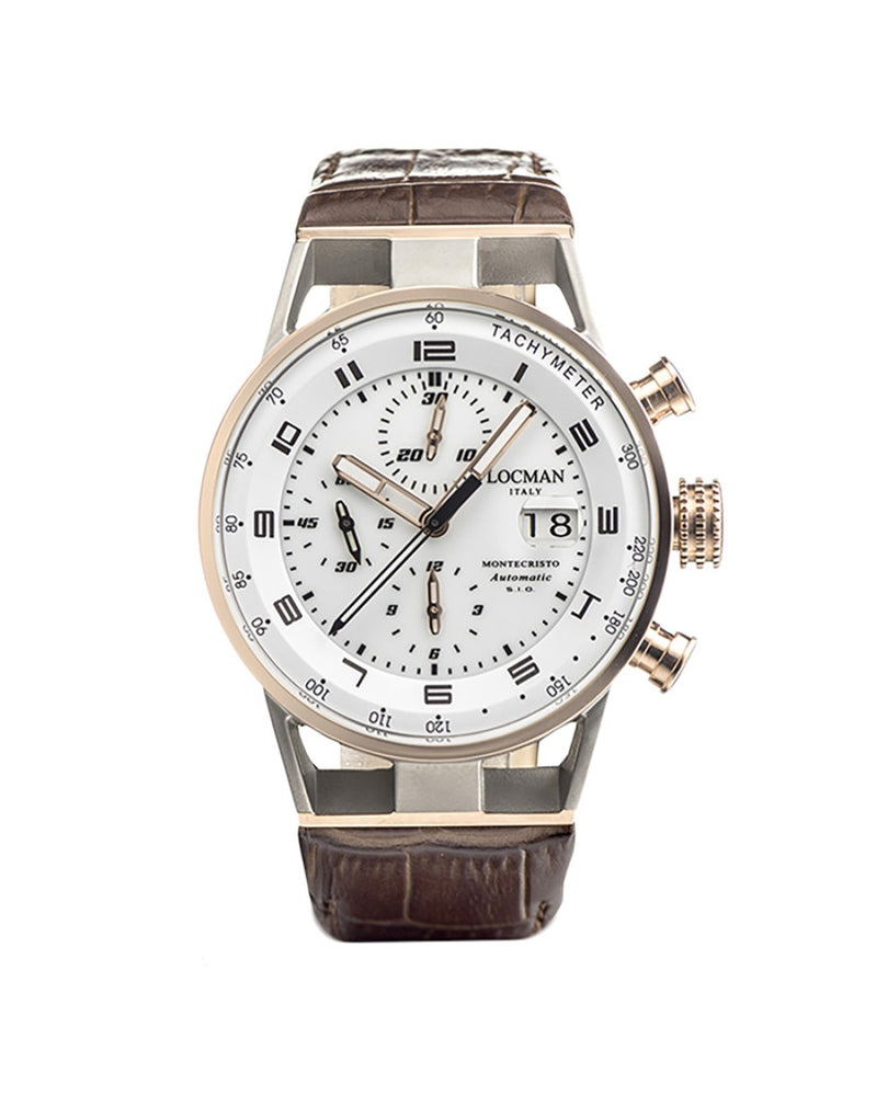 Locman Montecristo Chronograph Automatic 0516M08S-00WHBKPN