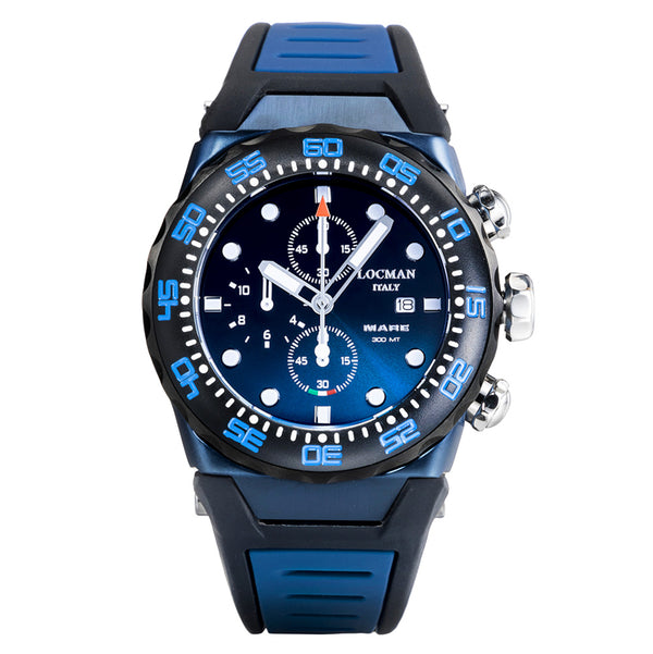 Locman Mare 300 MT Chrono Quartz 44mm 0560B24A-BLKBNKSB2