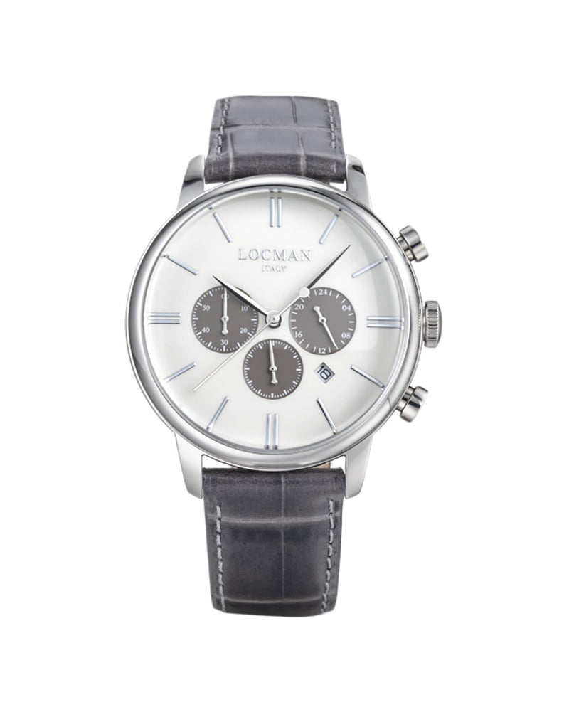 Locman 1960 Chrono Quartz Stainless Steel 0254A05A-00AVGYPA