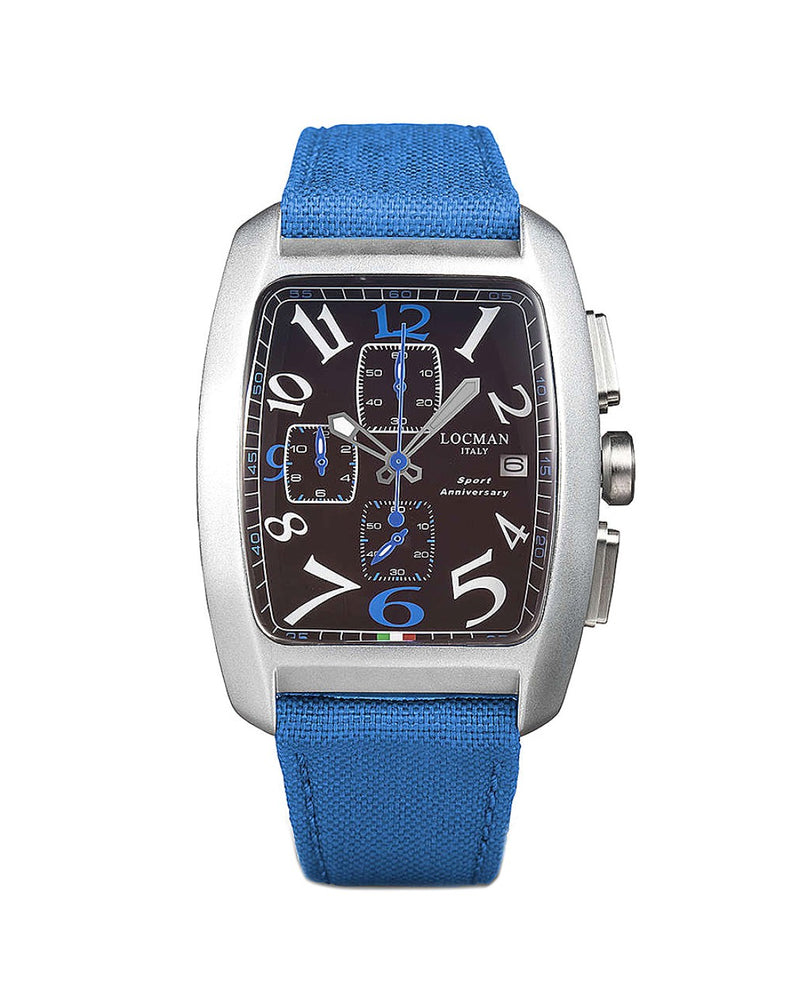 Locman Sport Blue Anniversary Chronograph 040L015-LLBKSKCS