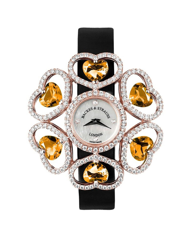 Backes & Strauss Countess Victoria Citrine Rose Gold COUNTESS.VICTORIA.CITR.RG