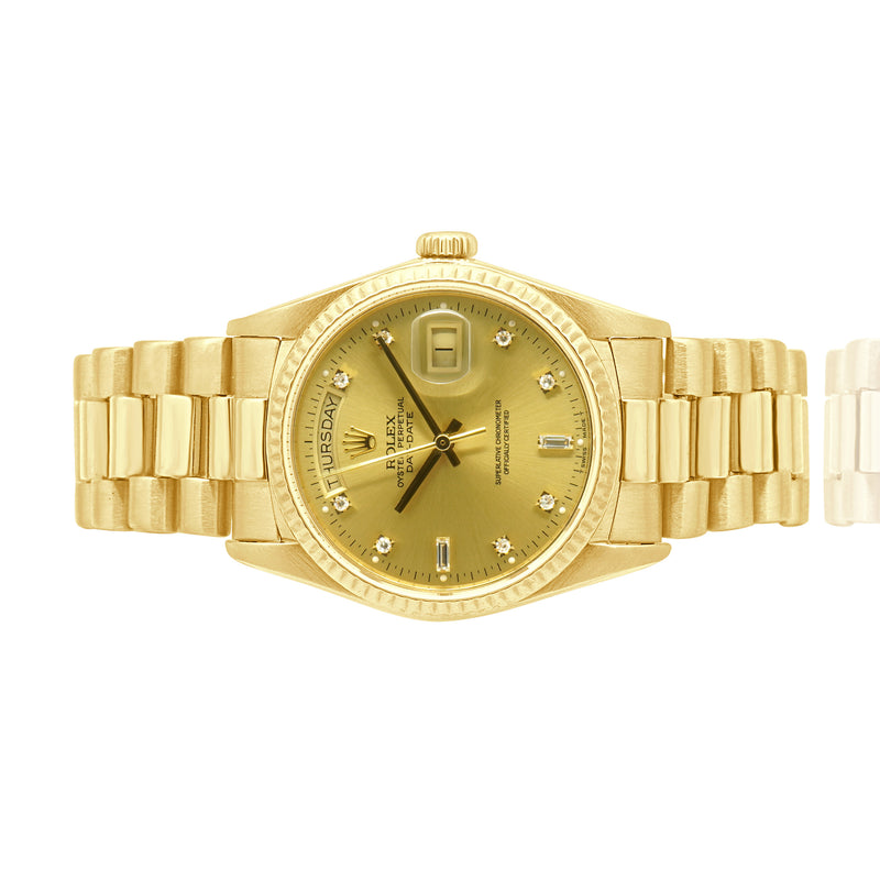 Rolex 18k Yellow Gold Day-Date President 36mm