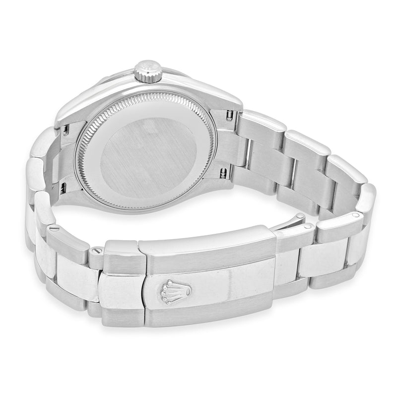 Rolex Stainless Steel Midsize Datejust 31mm Factory Diamond Bezel