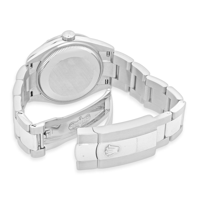 Rolex Stainless Steel Midsize Datejust 31mm Factory Diamond Bezel