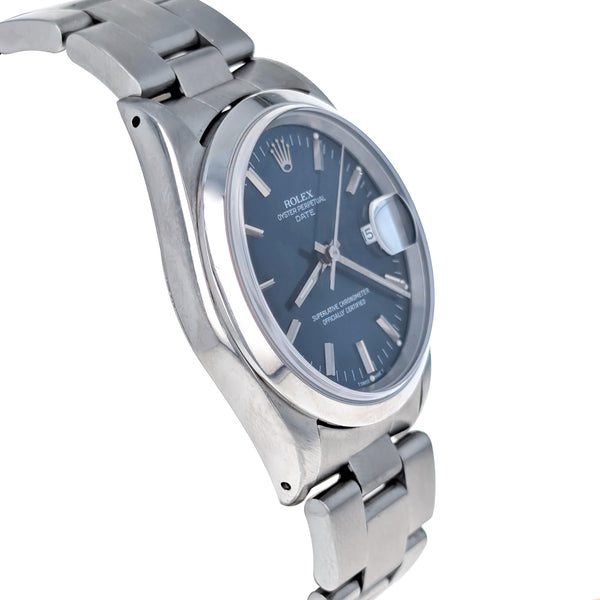 Rolex Oyster Perpetual Date 34 Stainless Steel 15200