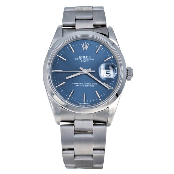 Rolex Oyster Perpetual Date 34 Stainless Steel 15200