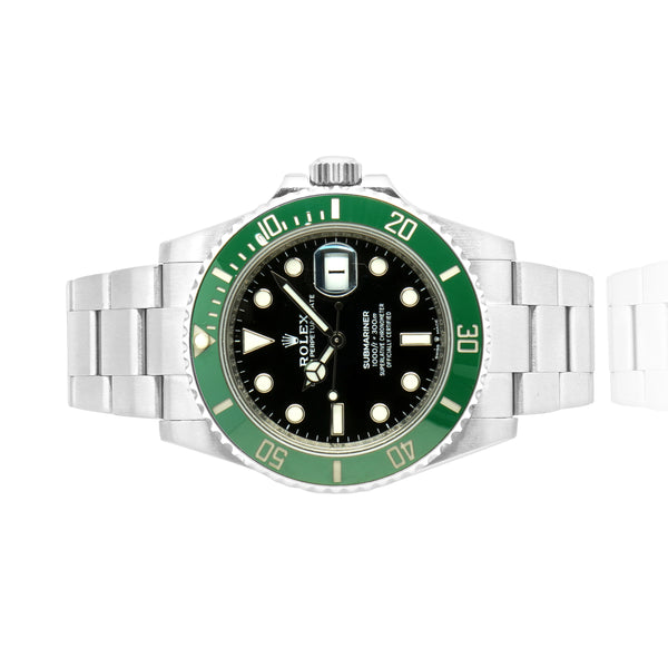 Rolex Stainless Steel Submariner Green/Black 41mm