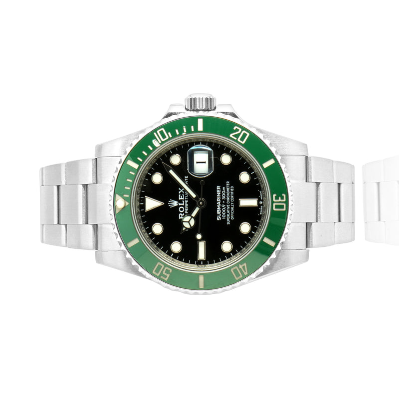 Rolex Stainless Steel Submariner Green/Black 41mm