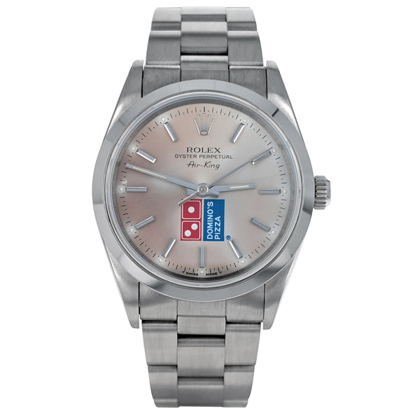 Rolex Air-King 34mm Stainless Steel Domino's Pizza 14000